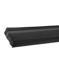 Glaslaminat schwarz 1,85m x 1,0mm x 50mm Streifen Laminat für Bogenbau